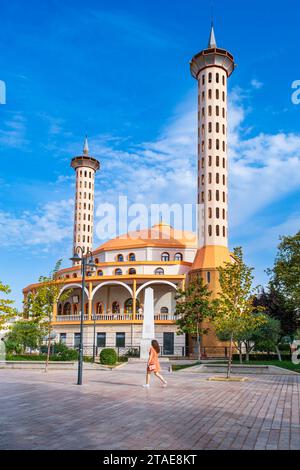 Albanien, Fier, die große Moschee von Fier Stockfoto