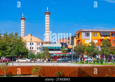 Albanien, Fier, die große Moschee von Fier Stockfoto