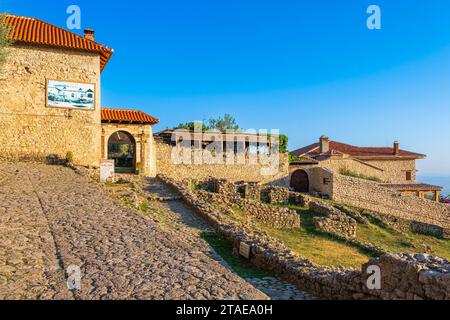 Albanien, Provinz Durres, Kruje, die Burg aus dem 5. Jahrhundert Stockfoto