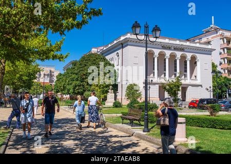 Albanien, Shkoder, das nach dem albanischen Dichter benannte Migjeni-Theater (1911–1938) Stockfoto