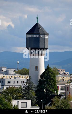 Deutschland, Baden Wurtemberg, Kehl, seit dem Weißtannenturm Panoramaturm, die Stadt, Wasserturm, Schwarzwald Stockfoto