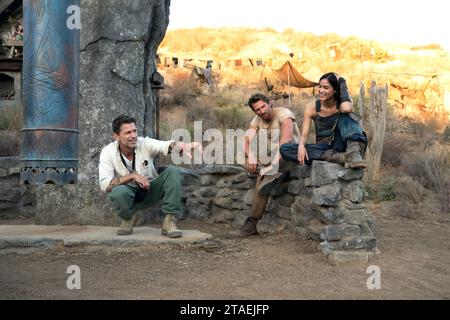 Michiel Huisman als Gunnar, Sofia Boutella als Kora, „Rebel Moon: Part