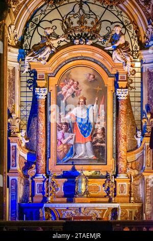 luigi de francesco Kirche Kapelle von sant louis IX. War König von Frankreich von 1226 bis 1270. Stockfoto