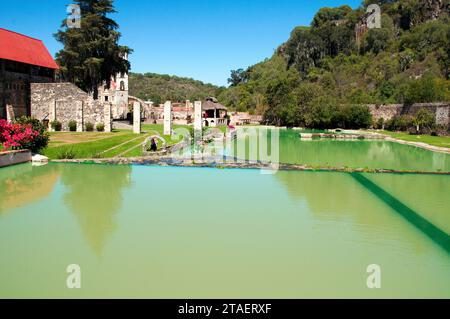 Hacienda Santa Maria Regla, Hidalgo. Mexiko. - 27. Oktober 2023 Stockfoto