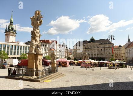 Brünn, Tschechische Republik - 01. Juni 2017: Kohlemarkt in Brünn, Tschechische Republik. Stockfoto