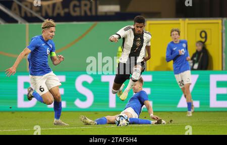 Paderborn, Deutschland. November 2023. firo: 17. November 2023, Fußball, Fußball: DFB-Nationalmannschaft, U21-Nationalspiel Männer, Männer, Europameisterschaft Qualifikation, Europameisterschaft Qualifikation, GER, Deutschland - Estland Ansgar KNAUFF, GER/dpa/Alamy Live News Stockfoto