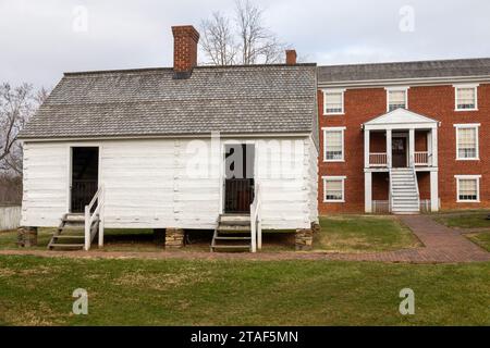 Appomattox, Virginia – Appomattox Court House National Historical Park, Ort der Kapitulation von General Robert E. Lee an General Ulysses S. Grant im Jahr 1865 Stockfoto