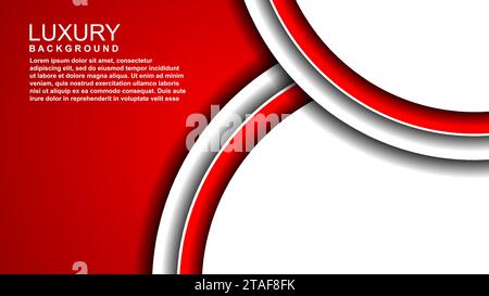 Überlappende Ebenen im Raum für Hintergrunddesign Stock Vektor