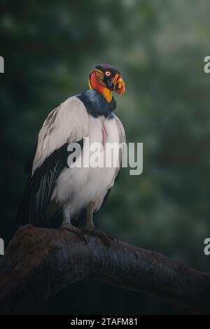 Bunter Königsgeier (Sarcoramphus Papa) Stockfoto