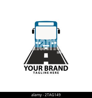 Design-Vektor für Busreisen Stock Vektor