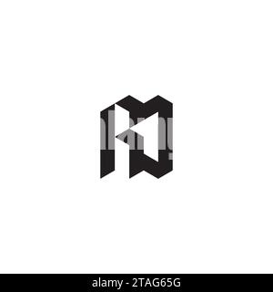 RO Initial-Logobuchstaben in hochwertigem, professionellem Design, das auf allen Druckmedien gut gedruckt wird Stock Vektor