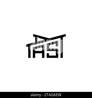 ALS Anfangsbuchstabe im Real Estate Logo Concept.eps ALS Anfangsbuchstabe im Real Estate Logo Concept Stock Vektor