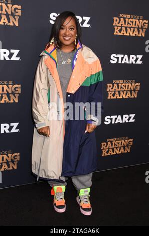 NEW YORK, NY-NOVEMBER 30: Rapsody bei der NY-Premiere von STARZ Power Book III: Raising Kanan in der Chelsea Factory in New York City am 30. November 2023. Copyright: XMediaPunchx Credit: Imago/Alamy Live News Stockfoto