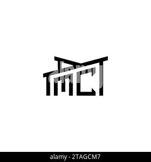 MC Initial Letter in Real Estate Logo Concept.eps MC Initial Letter in Real Estate Logo Concept Stock Vektor