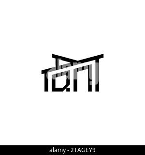 QN Anfangsbuchstabe im Real Estate Logo Konzept.eps QN Anfangsbuchstabe im Real Estate Logo Konzept Stock Vektor