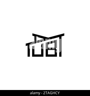 UB-Anfangsbuchstabe im Real Estate Logo Concept.eps UB-Anfangsbuchstabe im Real Estate Logo Concept Stock Vektor