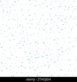 Nahtloses Konfetti-Muster in Pastellfarben. Handgezeichneter Texturhintergrund. Neutraler abstrakter Druck in Gelb, Blau und Pink auf cremeweißem Hintergrund. Stock Vektor