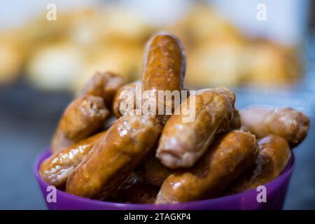 Buffetessen bereit für die Party Stockfoto