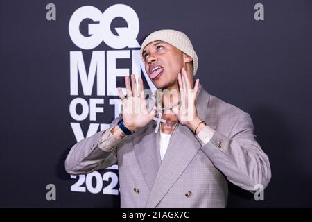 Berlin, Deutschland. November 2023 30. Kelvyn Colt, Rapperin, nimmt an den 25. „GQ Men of the Year Awards“ Teil. Quelle: Christoph Soeder/dpa/Alamy Live News Stockfoto