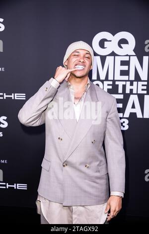 Berlin, Deutschland. November 2023 30. Kelvyn Colt, Rapperin, nimmt an den 25. „GQ Men of the Year Awards“ Teil. Quelle: Christoph Soeder/dpa/Alamy Live News Stockfoto