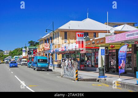 Stadtzentrum, Westend, Kaikoura, Canterbury, Südinsel, Neuseeland Stockfoto