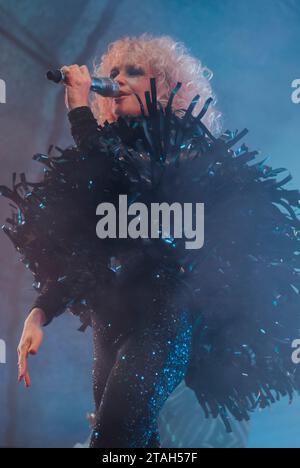 Alison Goldfrapp - Goldfrapp, V2010, Hylands Park, Chelmsford, Essex, Großbritannien - 22. August 2010 Stockfoto