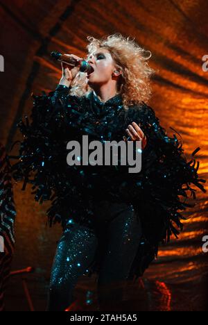 Alison Goldfrapp - Goldfrapp, V2010, Hylands Park, Chelmsford, Essex, Großbritannien - 22. August 2010 Stockfoto