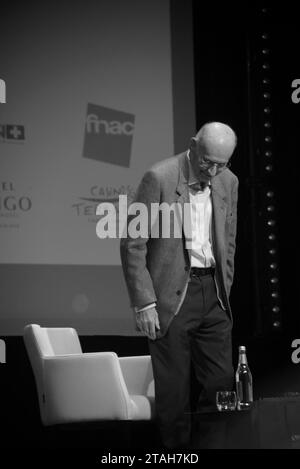 BORIS CYRULNIK nimmt an einer Konferenz in Cagnes sur Mer, Frankreich, Teil. Stockfoto