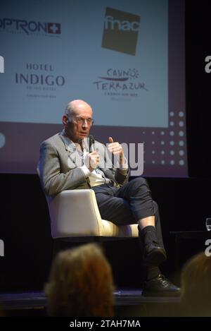 BORIS CYRULNIK nimmt an einer Konferenz in Cagnes sur Mer, Frankreich, Teil. Stockfoto