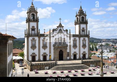 Viseu, Igreja da Misericordia (Rokoko 18. Jahrhundert). Centro, Portugal. Stockfoto