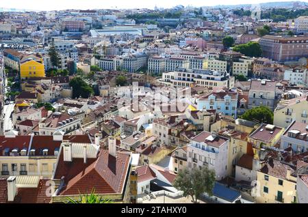 Lissabon (Lissabon), Luftaufnahme. Portugal. Stockfoto