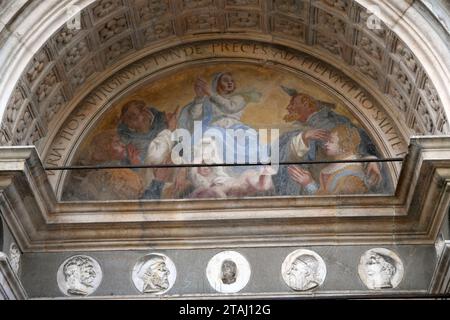 Mailand Italien - Santa Maria delle Grazie, Portal vierhundert Stockfoto