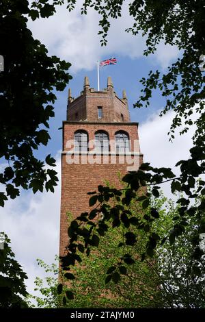 Der Faringdon Folly Tower, der letzte große Folly, der in England, Oxfordshire, England gebaut wurde Stockfoto