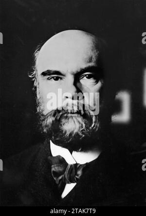 Paul Verlaine. Porträt des französischen Dichters Paul-Marie Verlaine (1844-1896), 1892 Stockfoto