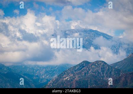 Mt. Baldy Nach Spätsommersturm Stockfoto