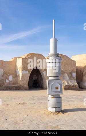 Nafta, Tozeur, Tunesien. März 2023. Star Wars Filmset für den Mos Espa Marktplatz in der Nähe von NAFTA, Tunesien. Stockfoto