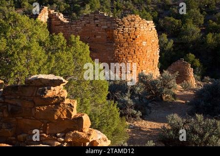 Halsabschneider Burgruine, Hovenweep National Monument-Halsabschneider Burg Einheit, Colorado Stockfoto