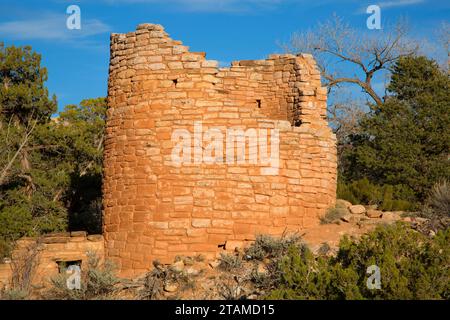 Halsabschneider Burgruine, Hovenweep National Monument-Halsabschneider Burg Einheit, Colorado Stockfoto