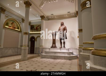 Der unglaubliche Freimaurertempel in Philadelphia, Pennsylvania Stockfoto