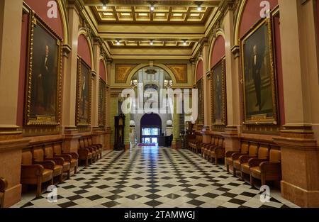 Der unglaubliche Freimaurertempel in Philadelphia, Pennsylvania Stockfoto
