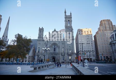 Der unglaubliche Freimaurertempel in Philadelphia, Pennsylvania Stockfoto