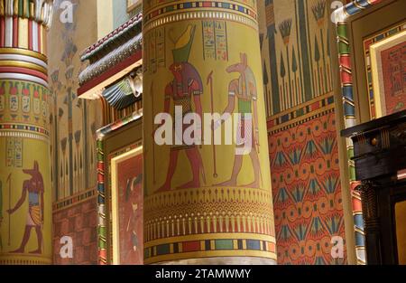 Der unglaubliche Freimaurertempel in Philadelphia, Pennsylvania Stockfoto