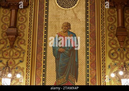 Der unglaubliche Freimaurertempel in Philadelphia, Pennsylvania Stockfoto