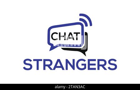 Message Logo Design einzigartiges und modernes Logo Design Stock Vektor