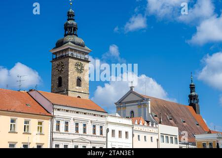 Sehenswürdigkeiten von Ceské Budejovice, Tschechische Republik Stockfoto