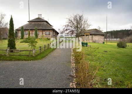 21. November 2020, Kossowo, Weißrussland: museumsgut Tadeusz Kosciuszko. Er nahm an der Amerikanischen Revolution und dem Unabhängigkeitskrieg Teil und führte die an Stockfoto