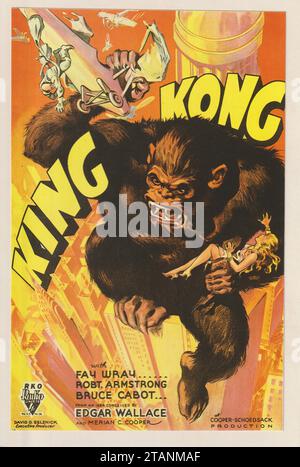 King Kong (RKO, 1933). Fay Wray Regie führte Merian C. Cooper und Ernest B. Schoedsack. Stockfoto