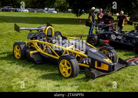 2018 Ariel Atom, ausgestellt auf der Salon Privé Concours d’Elégance Motorshow im Schloss Blenheim. Stockfoto