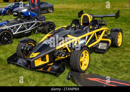 2018 Ariel Atom, ausgestellt auf der Salon Privé Concours d’Elégance Motorshow im Schloss Blenheim. Stockfoto