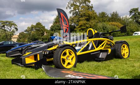 2018 Ariel Atom, ausgestellt auf der Salon Privé Concours d’Elégance Motorshow im Schloss Blenheim. Stockfoto